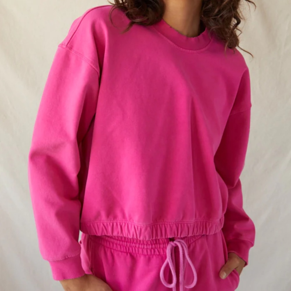 AMO 90'S SWEATSHIRT LUMINOUS PINK